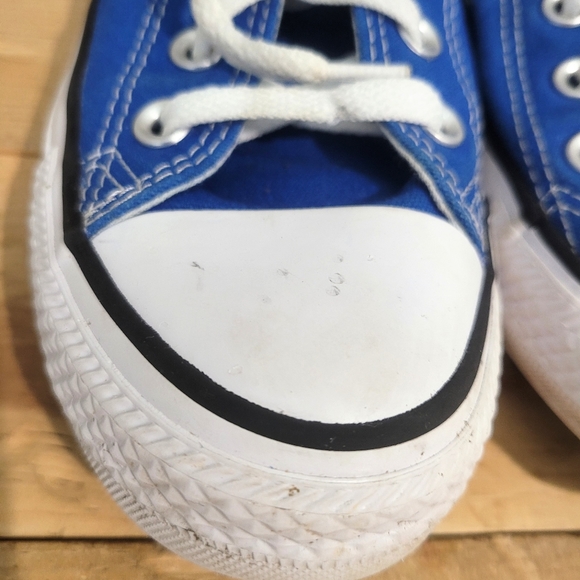 Converse All Star Chuck Taylor Blue Sneakers Low Top Canvas Shoes Women's Size 6 - Picture 6 of 12